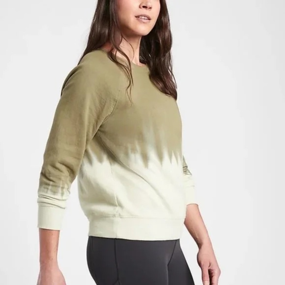Athleta Sundown Dip Dye Sweatshirt 1X